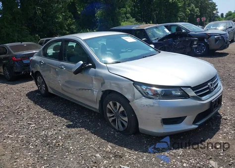 2013 Honda Accord Lx из США, поврежденный, VIN 1HGCR2F39DA208153